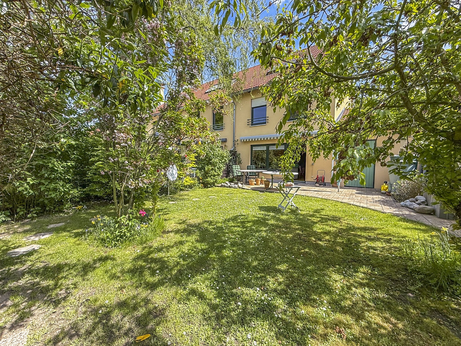 Garten des Hauses in Böhlitz-Ehrenberg
